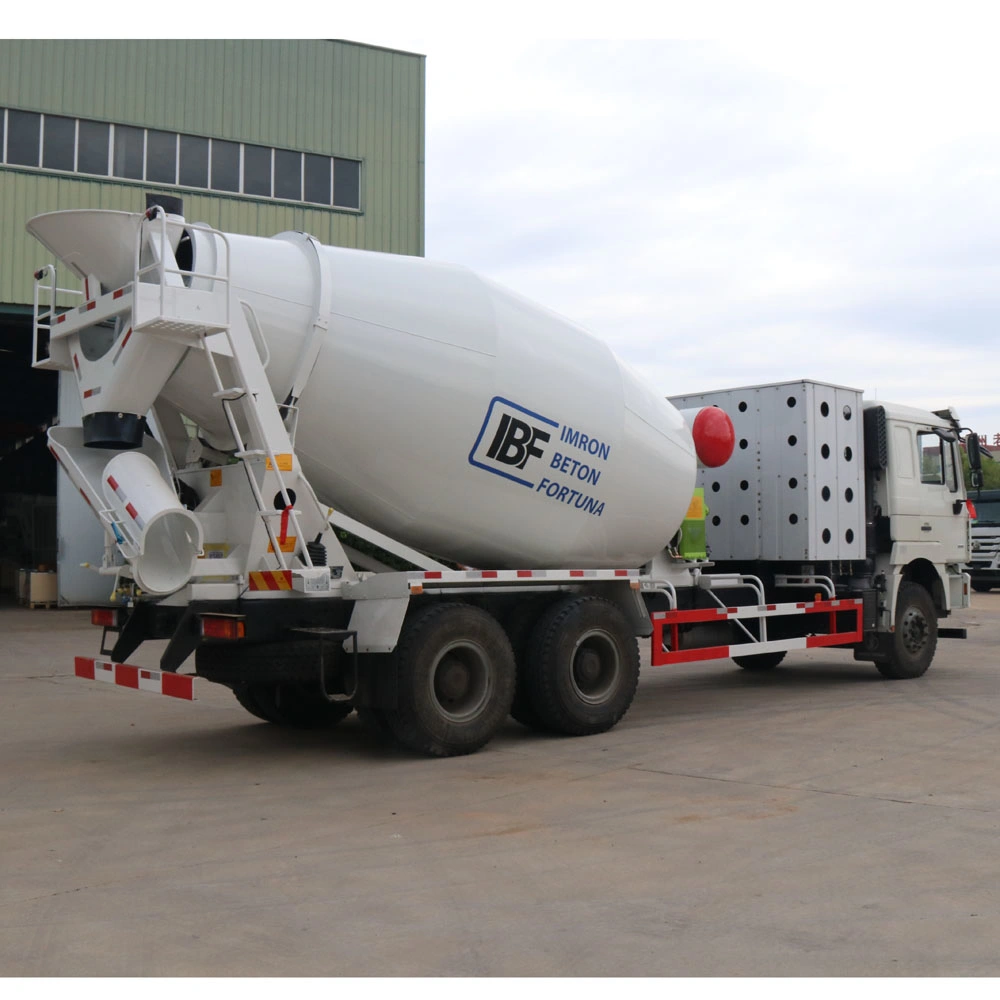 Construction Equipment Shacman F3000 LNG Type 6X4 8X4 Concrete Mixer Truck for Sale