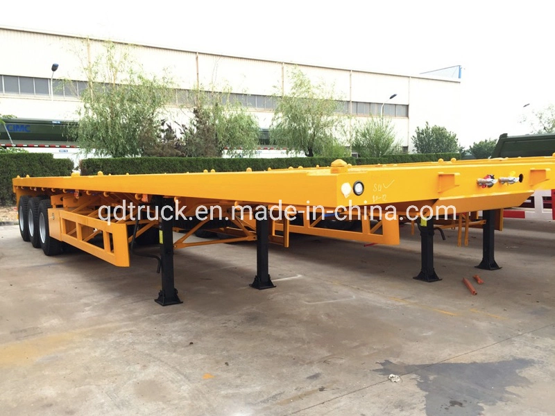 Discount Sales 40ft 45ft 48ft 53ft heavy truck Skeleton Flatbed Container Chassis Semi Trailer