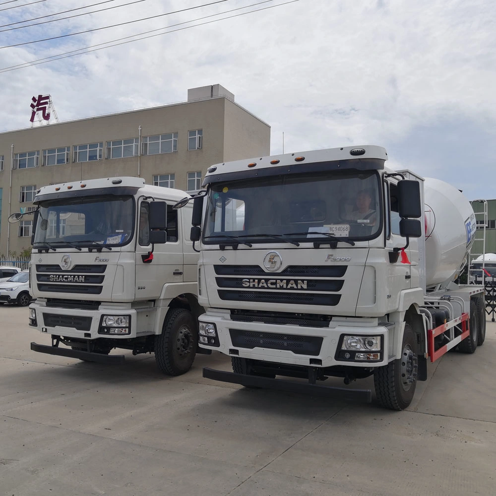 Construction Equipment Shacman F3000 LNG Type 6X4 8X4 Concrete Mixer Truck for Sale