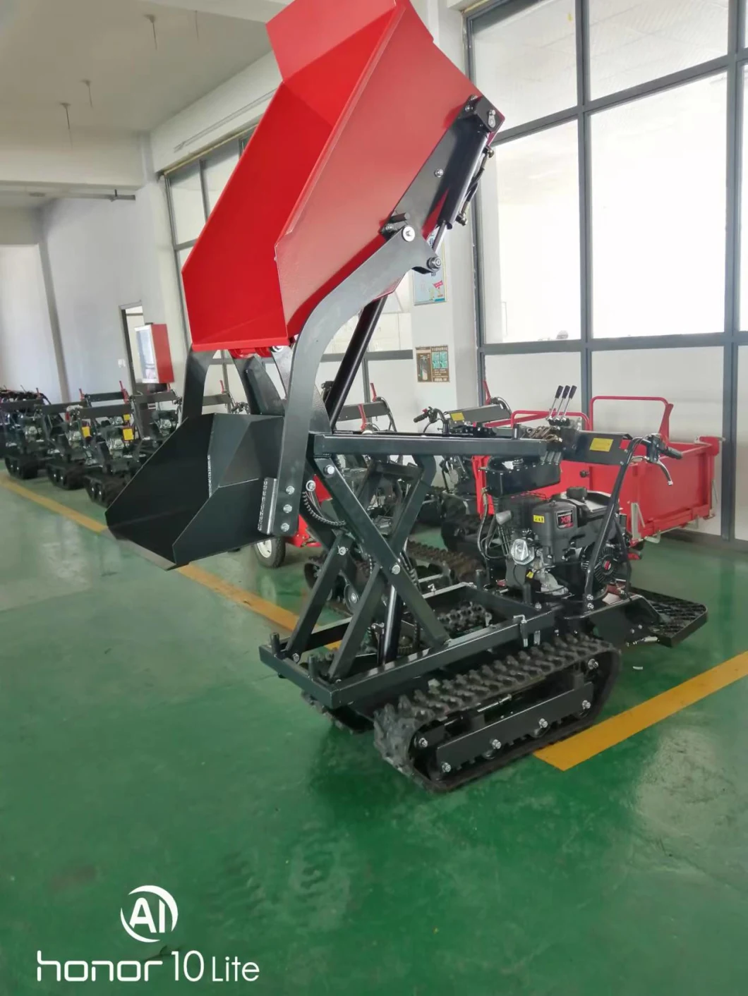 9HP 270cc Longxin Power with Large Shovel Can Lift Track 500kg Transport Vehicle