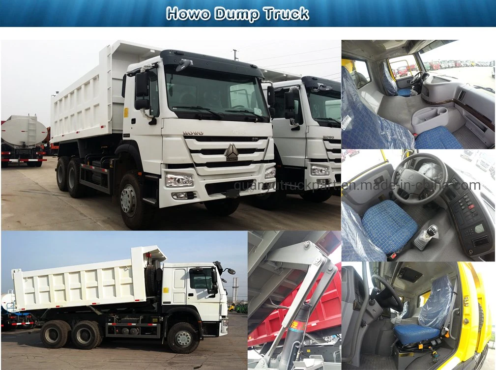 Factory Price 336HP 371HP 6X4 20t-40t Loading New and Used HOWO Dump Truck Tipper Truck with Excellent Condition and Best Price