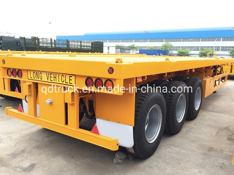 Discount Sales 40ft 45ft 48ft 53ft heavy truck Skeleton Flatbed Container Chassis Semi Trailer