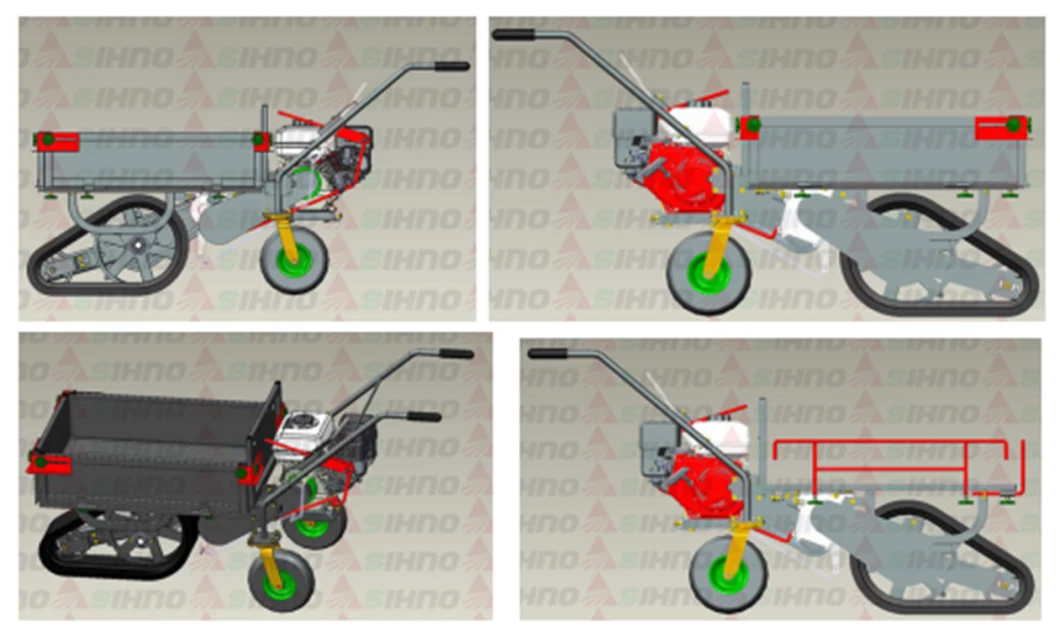 Multifunctional Transport Vehicle - Single Track of Gasoline Engine