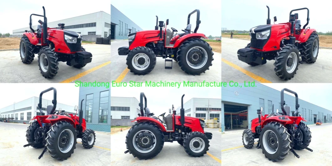 D 130HP 4WD Wheel Tractor Orchard Four Farm Crawler Paddy Lawn Big Garden Walking Diesel China Tractor for Agricultural Machinery Manufacturer Es1304D