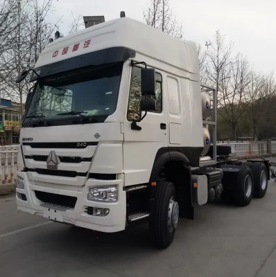 Good Quality HOWO 6X4 CNG Tractor Tuck, 420HP Ng Tractor Head