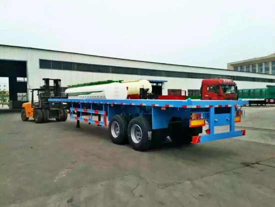 Discount Sales 40ft 45ft 48ft 53ft heavy truck Skeleton Flatbed Container Chassis Semi Trailer