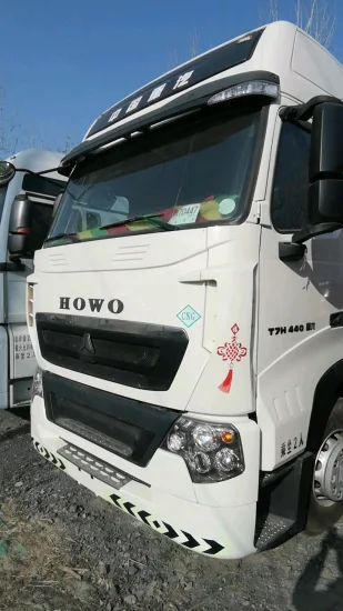 Used or New HOWO A7 T7 CNG Euro 5 Tractor Truck Head 6*4 Tractor Truck in Uzbekistan