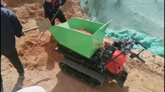 9HP 270cc Longxin Power with Large Shovel Can Lift Track 500kg Transport Vehicle